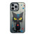 iPhone 14 Pro Cute Animal Pattern Series PC + TPU Phone Case - Black Cat