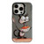 iPhone 14 Pro Animal Pattern Oil Painting Series PC + TPU Phone Case - Eating Rat