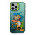 iPhone 14 Pro Max Cute Animal Pattern Series PC + TPU Phone Case - Tiger