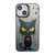 iPhone 15 Cute Animal Pattern Series PC + TPU Phone Case - Black Cat