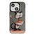 iPhone 15 Animal Pattern Oil Painting Series PC + TPU Phone Case - Eating Rat iPhone 15 Animal Pattern Oil Painting Series PC + TPU Phone Case - Eating Rat