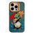 iPhone 15 Pro Animal Pattern Oil Painting Series PC + TPU Phone Case - Angry Duck
