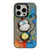iPhone 15 Pro Max Animal Pattern Oil Painting Series PC + TPU Phone Case - Happy Monkey