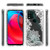 Moto G Stylus 5G 2021 PC+TPU Transparent Painted Phone Case - White Flower