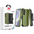 MyBat Pro Antimicrobial Maverick Series Case with Holster for Samsung Galaxy S24 Plus - Army Green / Black
