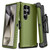 MyBat Pro Antimicrobial Maverick Series Case with Holster for Samsung Galaxy S24 Ultra - Army Green / Black