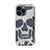 MyBat Skullcap Protector Cover for Apple iPhone 15 Pro Max - Silver Plating