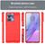 Motorola Edge 2023 Global Brushed Texture Carbon Fiber TPU Phone Case - Red
