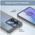 Motorola Edge 2023 Global Colorful Series Acrylic Hybrid TPU Phone Case - Transparent Grey