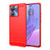 Motorola Edge 2023 US Brushed Texture Carbon Fiber TPU Phone Case - Red