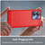 Motorola Edge 2023 US Brushed Texture Carbon Fiber TPU Phone Case - Red