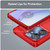 Motorola Edge 2023 US Brushed Texture Carbon Fiber TPU Phone Case - Red