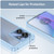 Motorola Edge 2023 US Colorful Series Acrylic Hybrid TPU Phone Case - Blue