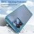Motorola Edge 2023 US Colorful Series Acrylic Hybrid TPU Phone Case - Transparent Blue