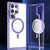 Samsung Galaxy S24 Ulltra 5G MagSafe Clear Acrylic Hybrid TPU Phone Case - Purple