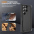 Samsung Galaxy S24 Ultra 5G 3 in 1 Flip Holder Phone Case - Black