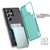 Samsung Galaxy S24 Ultra 5G 3 in 1 Flip Holder Phone Case - Cyan