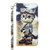 Samsung Galaxy S24 Ultra 5G 3D Painted Leather Phone Case - Naughty Cat