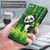 Samsung Galaxy S24 Ultra 5G 3D Painting Pattern Flip Leather Phone Case - Bamboo Panda