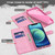 Samsung Galaxy S24 Ultra 5G 3D Painting Pattern Flip Leather Phone Case - Three Butterflies