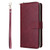 Samsung Galaxy S24 Ultra 5G 9-Card Slots Zipper Wallet Bag Leather Phone Case - Wine Red