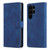 Samsung Galaxy S24 Ultra 5G AZNS Skin Feel Calf Texture Flip Leather Phone Case - Blue