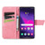 Samsung Galaxy S24 Ultra 5G Butterfly Love Flower Embossed Leather Phone Case - Pink