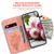 Samsung Galaxy S24 Ultra 5G Butterfly Rose Embossed Leather Phone Case - Pink