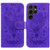 Samsung Galaxy S24 Ultra 5G Butterfly Rose Embossed Leather Phone Case - Purple
