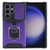 Samsung Galaxy S24 Ultra 5G Camera Shield Card Slot PC+TPU Phone Case - Purple