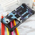 Samsung Galaxy S24 Ultra 5G Camouflage Armor Kickstand TPU + PC Magnetic Phone Case - Light Blue