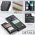 Samsung Galaxy S24 Ultra 5G CaseMe C22 PC+TPU Business Style RFID Anti-theft Leather Phone Case - Black