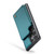 Samsung Galaxy S24 Ultra 5G CaseMe C22 PC+TPU Business Style RFID Anti-theft Leather Phone Case - Blue Green