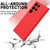 Samsung Galaxy S24 Ultra 5G Color Liquid Silicone Phone Case - Red