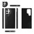 Samsung Galaxy S24 Ultra 5G Crossbody Multi-functional Zipper Wallet Litchi Leather Phone Case - Black