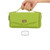 Samsung Galaxy S24 Ultra 5G Crossbody Multi-functional Zipper Wallet Litchi Leather Phone Case - Green