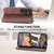 Samsung Galaxy S24 Ultra 5G Cubic Grid Calf Texture Magnetic Leather Phone Case - Brown