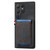 Samsung Galaxy S24 Ultra 5G Denim Texture Leather Skin Phone Case with Card Slot - Black