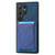 Samsung Galaxy S24 Ultra 5G Denim Texture Leather Skin Phone Case with Card Slot - Blue