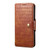 Samsung Galaxy S24 Ultra 5G Denior Crocodile Texture Oil Edge Leather Phone Case - Brown