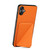 Samsung Galaxy S24 Ultra 5G Denior Imitation Calf Leather Back Phone Case with Holder - Orange