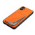 Samsung Galaxy S24 Ultra 5G Denior Imitation Calf Leather Back Phone Case with Holder - Orange