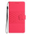 Samsung Galaxy S24 Ultra 5G Diamond Embossed Skin Feel Leather Phone Case - Red