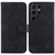 Samsung Galaxy S24 Ultra 5G Double 8-shaped Embossed Leather Phone Case - Black