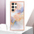 Samsung Galaxy S24 Ultra 5G Electroplating IMD TPU Phone Case - White Marble