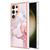 Samsung Galaxy S24 Ultra 5G Electroplating Marble Dual-side IMD Phone Case - Rose Gold 005