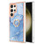 Samsung Galaxy S24 Ultra 5G Electroplating Marble Dual-side IMD Phone Case with Ring - Blue 018