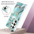 Samsung Galaxy S24 Ultra 5G Electroplating Splicing Marble TPU Phone Case - Blue