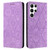 Samsung Galaxy S24 Ultra 5G Ethnic Embossed Adsorption Leather Phone Case - Purple