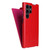 Samsung Galaxy S24 Ultra 5G Fierre Shann 64 Texture Vertical Flip PU Leather Phone Case - Red